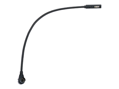 Schwanenhalsleuchte LED 45cm, Littlite 18XR-LED, XLR 3-pol., 12V (abgewinkelt)